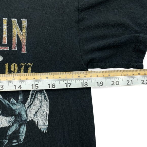 Led Zeppelin 1977 Inglewood California In Concert Repro Tee T-Shirt Size Small - Picture 4 of 6
